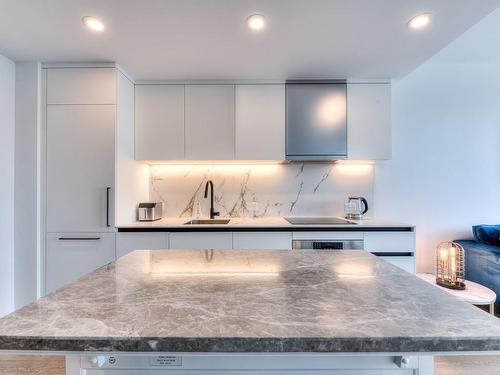 Kitchen - 3208-720 Rue St-Jacques, Montréal (Ville-Marie), QC - Indoor Photo Showing Kitchen With Upgraded Kitchen