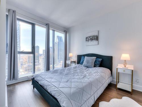 Chambre Ã Â coucher - 3208-720 Rue St-Jacques, Montréal (Ville-Marie), QC - Indoor Photo Showing Bedroom