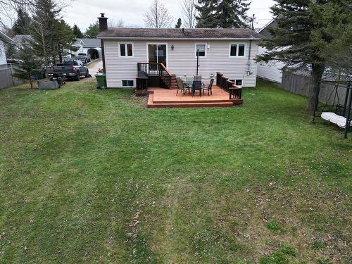 Back facade - 93 Rue Isabelle, La Sarre, QC - Outdoor With Backyard