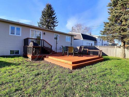 Back facade - 93 Rue Isabelle, La Sarre, QC - Outdoor With Deck Patio Veranda With Exterior