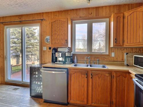 Kitchen - 93 Rue Isabelle, La Sarre, QC - Indoor Photo Showing Kitchen With Double Sink