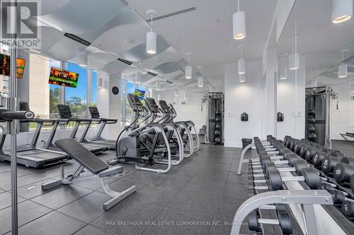 1402 - 500 Brock Avenue, Burlington, ON - Indoor Photo Showing Gym Room