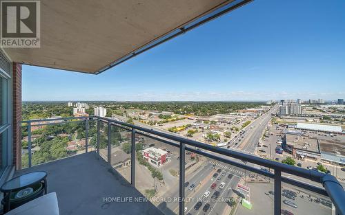 1910 - 215 Queen Street E, Brampton, ON - Outdoor With Balcony With View With Exterior