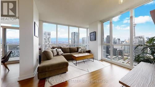 3901 - 75 Queens Wharf Road, Toronto, ON - Indoor Photo Showing Living Room