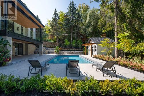 233 Lakewood Drive, Oakville, ON - Outdoor With In Ground Pool