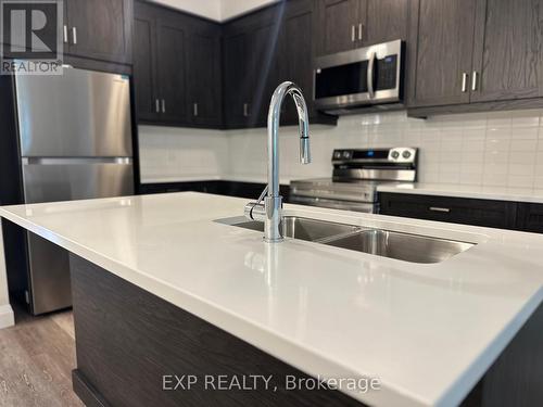 54 - 143 Elgin Street N, Cambridge, ON - Indoor Photo Showing Kitchen With Stainless Steel Kitchen With Double Sink With Upgraded Kitchen