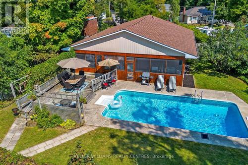 121 Queen Street, Kawartha Lakes, ON - Outdoor With In Ground Pool