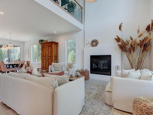 Salon - 412  - B Rue Principale, Saint-Basile-Le-Grand, QC - Indoor Photo Showing Living Room With Fireplace