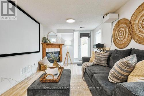 44 Mcfeeters Crescent, Clarington (Bowmanville), ON - Indoor Photo Showing Living Room With Fireplace