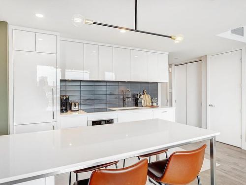 Kitchen - 603-360 Rue Atateken, Montréal (Ville-Marie), QC - Indoor Photo Showing Kitchen With Upgraded Kitchen