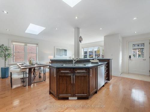 212 Cocksfield Ave, Toronto, ON - Indoor Photo Showing Kitchen With Double Sink