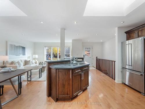 212 Cocksfield Ave, Toronto, ON - Indoor Photo Showing Kitchen With Double Sink