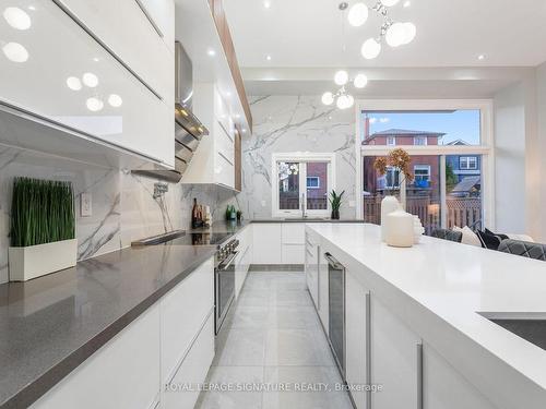 66 Holborne Ave, Toronto, ON - Indoor Photo Showing Kitchen With Upgraded Kitchen