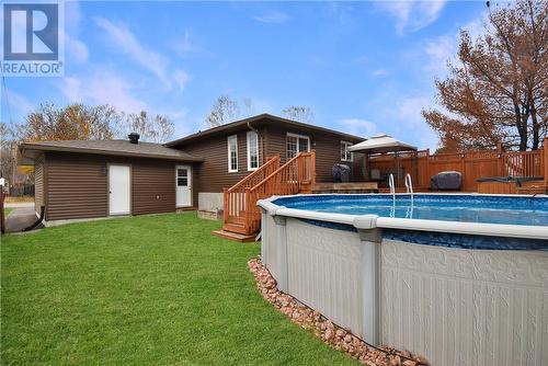 3204 Leduc Ave, Val Caron, ON - Outdoor With Above Ground Pool With Exterior