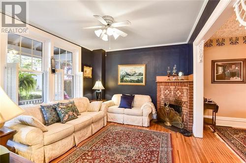 56 Murray Street, Brockville, ON - Indoor Photo Showing Living Room With Fireplace