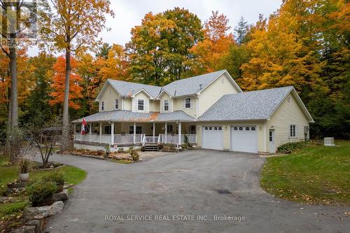 542 Larmer Line, Cavan Monaghan, ON - Outdoor With Deck Patio Veranda With Facade