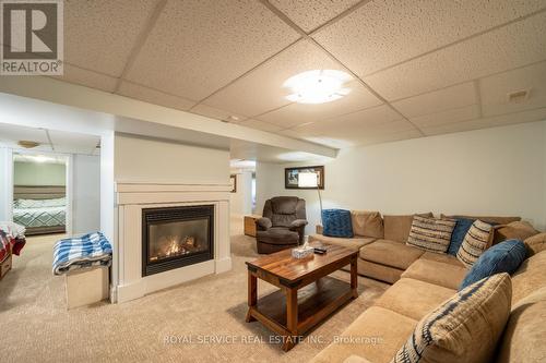 542 Larmer Line, Cavan Monaghan, ON - Indoor Photo Showing Living Room With Fireplace