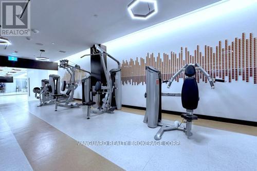 2504 - 2 Sonic Way, Toronto, ON - Indoor Photo Showing Gym Room