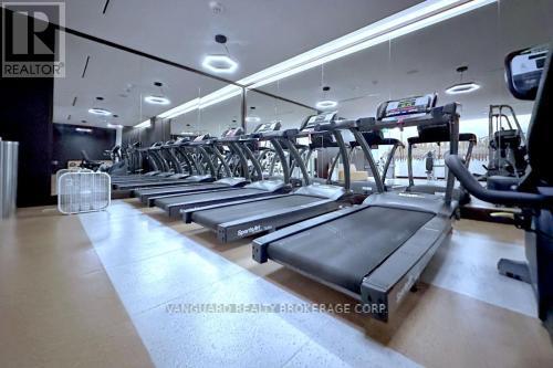 2504 - 2 Sonic Way, Toronto, ON - Indoor Photo Showing Gym Room