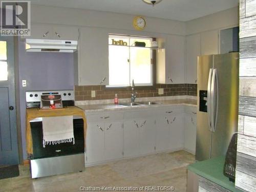 12 Warwick Street, Ridgetown, ON - Indoor Photo Showing Kitchen With Double Sink