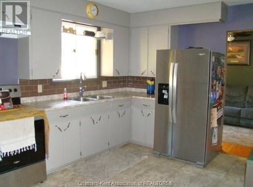 12 Warwick Street, Ridgetown, ON - Indoor Photo Showing Kitchen With Double Sink