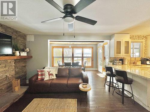 127 Maskinonge Road, Tay, ON - Indoor Photo Showing Living Room With Fireplace