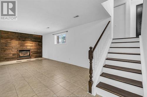 1605 Southdale, Windsor, ON - Indoor Photo Showing Other Room With Fireplace