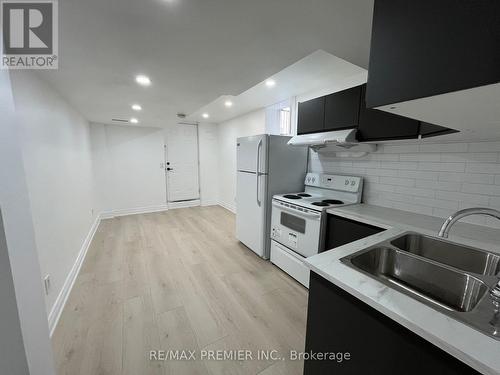 Bsmt - 42 Leila Jackson Terrace, Toronto, ON - Indoor Photo Showing Kitchen With Double Sink