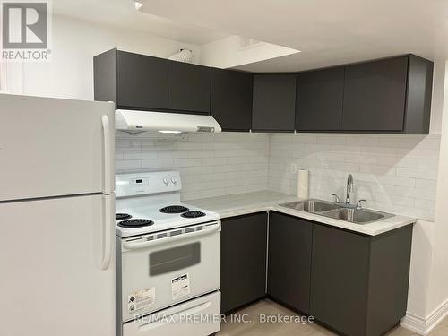 Bsmt - 42 Leila Jackson Terrace, Toronto, ON - Indoor Photo Showing Kitchen With Double Sink