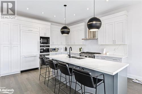 107 Sladden Court, Thornbury, ON - Indoor Photo Showing Kitchen With Double Sink With Upgraded Kitchen