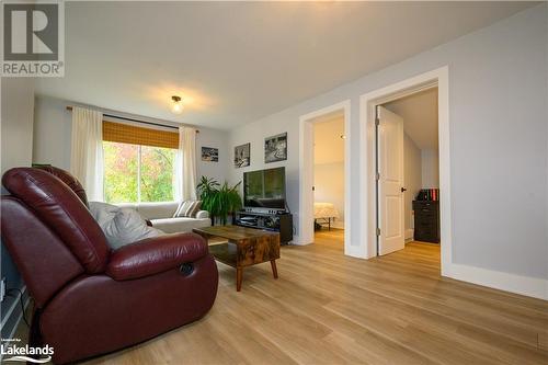 looking towards bedrooms from living room - 185 South Fairy Lake Road, Huntsville, ON - Indoor Photo Showing Living Room