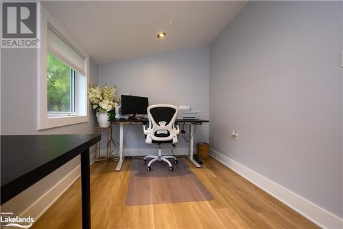 Third bedroom, currently used as an office. - 185 South Fairy Lake Road, Huntsville, ON - Indoor Photo Showing Office