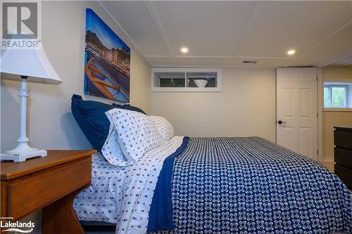 Another view of lower level bedroom - 185 South Fairy Lake Road, Huntsville, ON - Indoor Photo Showing Bedroom