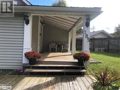 WELCOME HOME. - 185 South Fairy Lake Road, Huntsville, ON - Outdoor With Deck Patio Veranda With Exterior