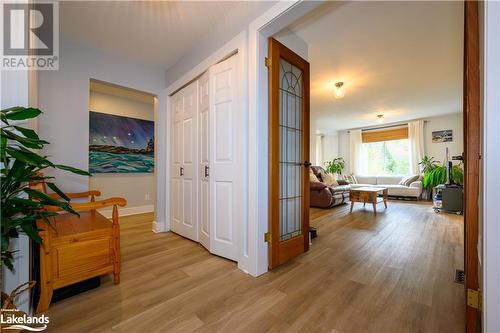 View into living room from foyer - 185 South Fairy Lake Road, Huntsville, ON - Indoor Photo Showing Other Room