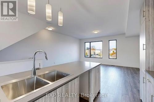 4 Rainwater Lane, Barrie, ON - Indoor Photo Showing Kitchen With Double Sink