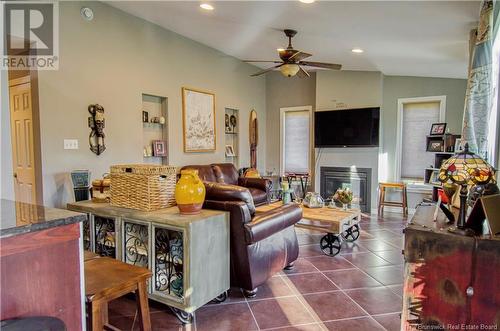 35 Beauvista Avenue, Darlings Island, NB - Indoor Photo Showing Living Room With Fireplace