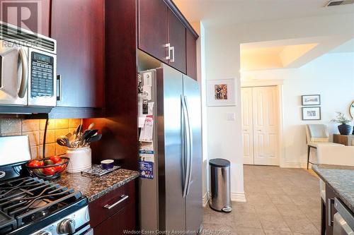 1225 Riverside Unit# 605, Windsor, ON - Indoor Photo Showing Kitchen