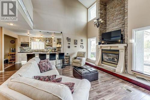 1226 River Road W, Wasaga Beach, ON - Indoor Photo Showing Living Room With Fireplace