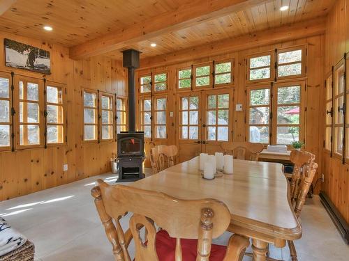 Solarium - 131 Ch. Du Mont-Corbeau S., Saint-Adolphe-D'Howard, QC - Indoor Photo Showing Dining Room