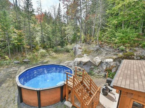 Pool - 131 Ch. Du Mont-Corbeau S., Saint-Adolphe-D'Howard, QC - Outdoor With Above Ground Pool