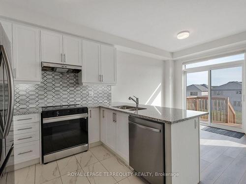 1050 Denton Dr, Cobourg, ON - Indoor Photo Showing Kitchen With Stainless Steel Kitchen With Double Sink