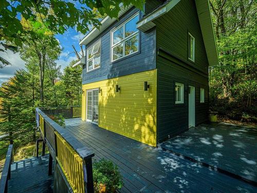 Balcony - 28 Ch. Des Bois-Verts, Saint-Adolphe-D'Howard, QC - Outdoor With Exterior