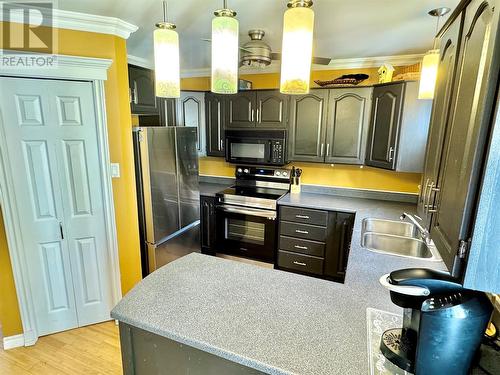 3 Whiteway Place, Clarenville, NL - Indoor Photo Showing Kitchen With Double Sink