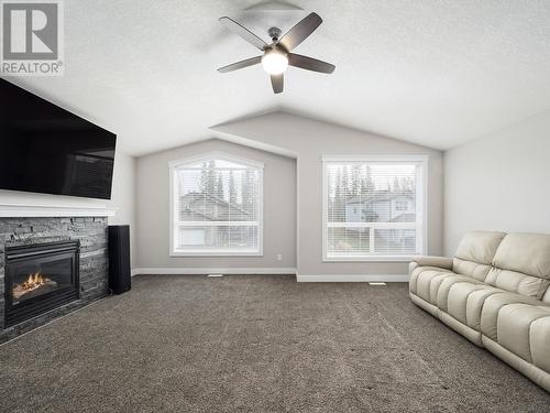 7627 Creekside Way, Prince George, BC - Indoor Photo Showing Living Room With Fireplace