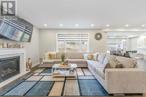 124 Drexler Avenue, Guelph/Eramosa, ON - Indoor Photo Showing Living Room With Fireplace