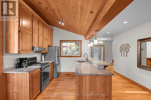 1093 Laidlaw Avenue, Gravenhurst, ON - Indoor Photo Showing Kitchen With Double Sink