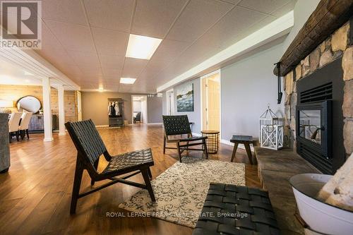 334 Sandy Bay Road, Alnwick/Haldimand, ON - Indoor With Fireplace