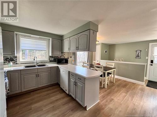 126 Creighton Street, Woodstock, NB - Indoor Photo Showing Kitchen With Double Sink