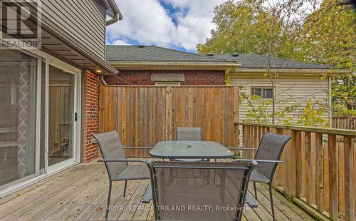 587 Rosedale Street, London, ON - Outdoor With Deck Patio Veranda With Exterior